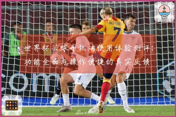 世界杯买球手机端使用体验测评：功能全面与操作便捷的真实反馈
